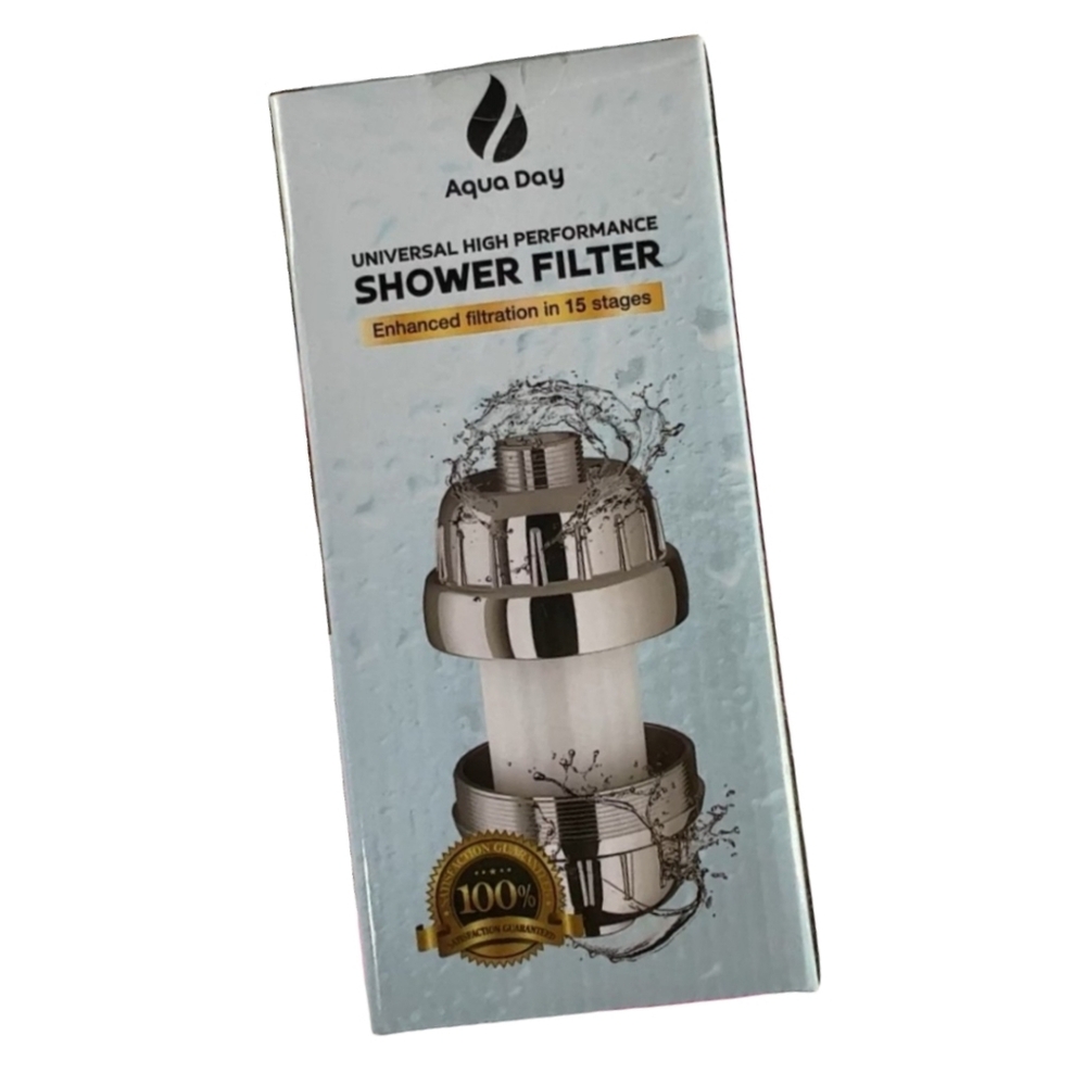15 Stage Shower Head Water Filter Attachment Mineral Filtration Purifier New Box
